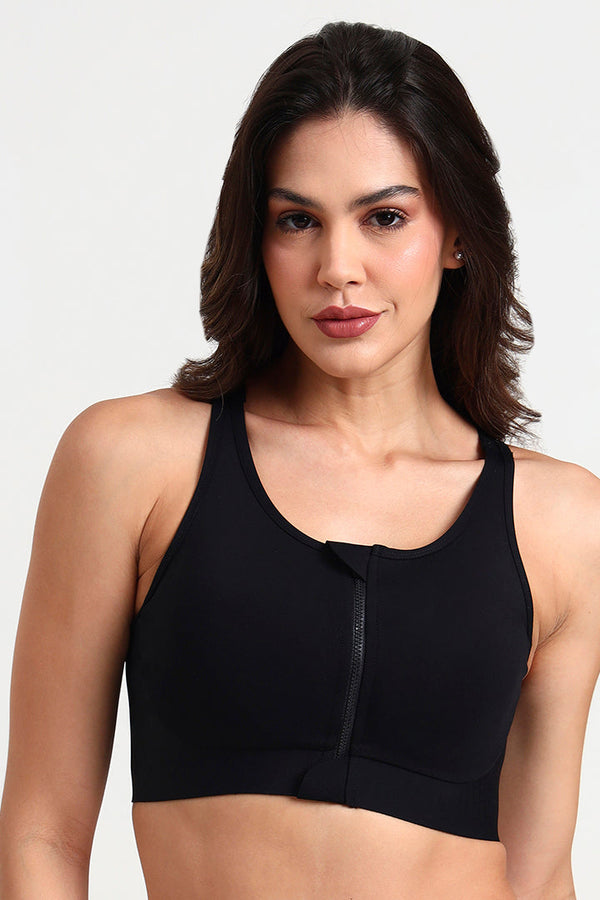 AXTZH Functional and Stylish Women’s Bra with Maximum Support and Ease X0306-BLACK-CP120