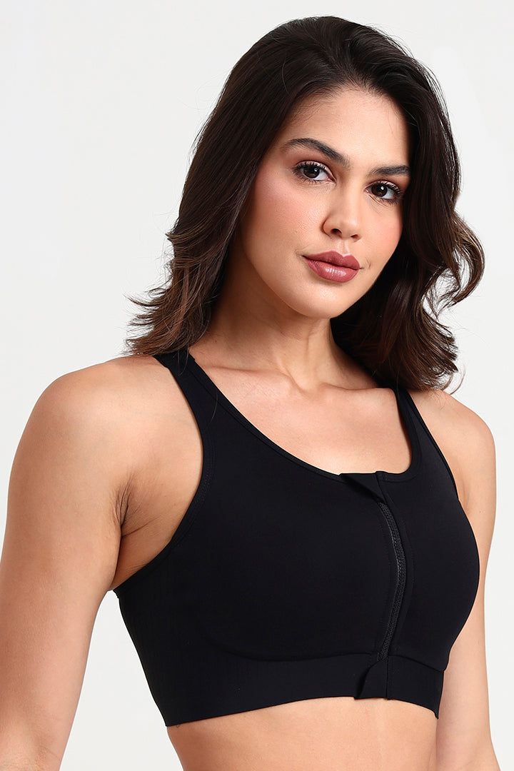 AXTZH Functional and Stylish Women’s Bra with Maximum Support and Ease X0306-BLACK-CP120