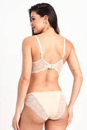 AXTZH Women’s Lingerie Panty Crafted with Delicate Lace for Alluring Comfort AP3102-SKIN