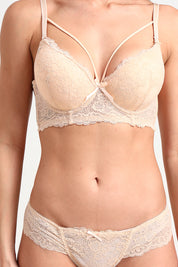 AXTZH Women’s Lingerie Panty Crafted with Delicate Lace for Alluring Comfort AP3102-SKIN