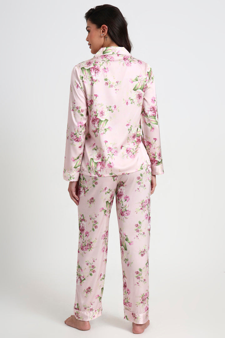 AXTZH Elegant and Comfortable Women’s Nightwear Ensemble for Peaceful Evenings and Restful Sleep X8139-PINPR-WC2S