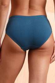 AMANTE Insert Elastic Waistband Hipster Solid Assorted Panty (Pack of 3 Colors & Prints May Vary) PPK43005-SOLID