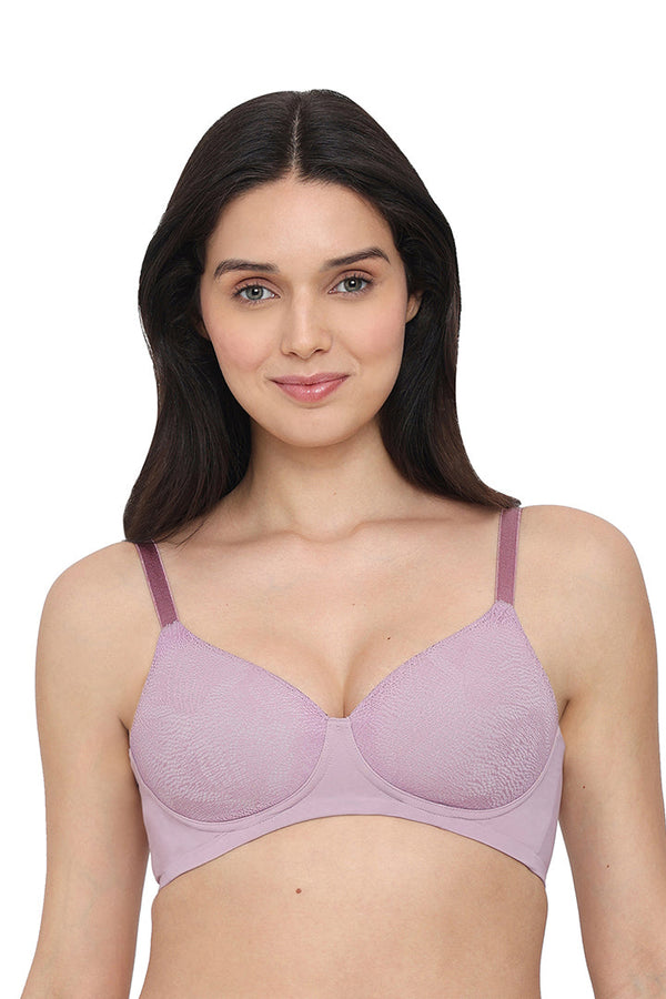 WACOAL BRA BI05H03 PUN Cool Comfort Padded Non-wired 3/4th Cup Everyday Wear T-shirt Bra -Pink