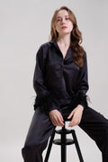 Mysthelle MIDNIGHT BLACK FEATHER NIGHTWEAR
