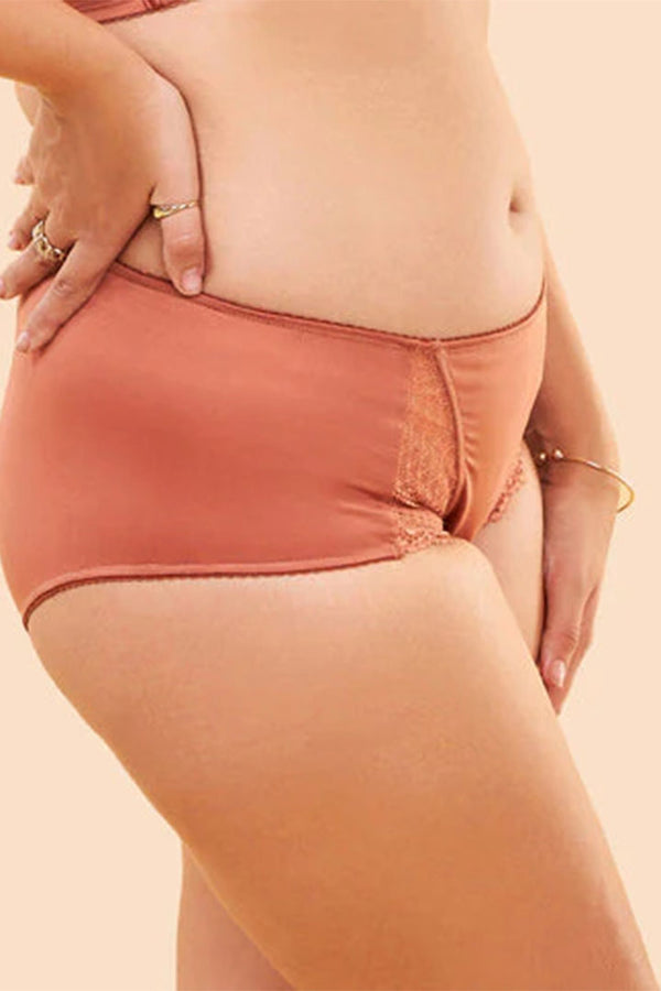 ENAMOR PANITY P126 Cedar Wood Mid-Waist Tummy Tucker Panty