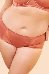 ENAMOR PANITY P126 Cedar Wood Mid-Waist Tummy Tucker Panty