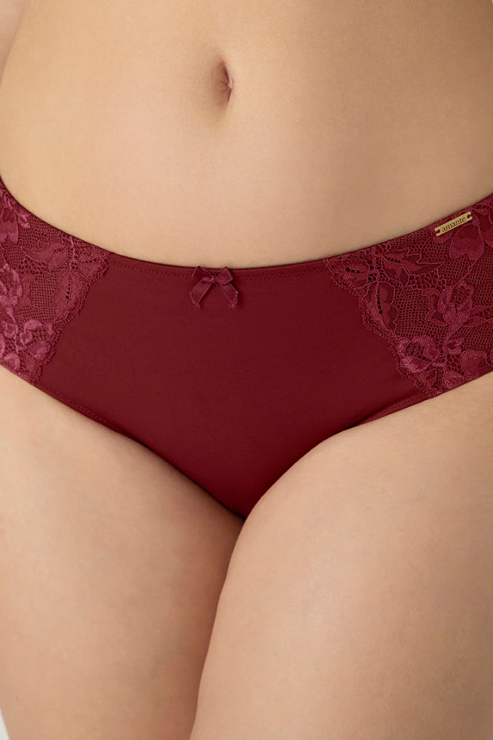 AMANTE PANTY PAN10170-WINDSOR WINE