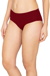 AMANTE PAN11412-HENNA VANISH SOLID LOW RISE HIPSTER SEAMLESS PANTY