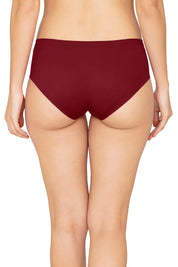 AMANTE PAN11412-HENNA VANISH SOLID LOW RISE HIPSTER SEAMLESS PANTY