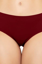 AMANTE PAN11412-HENNA VANISH SOLID LOW RISE HIPSTER SEAMLESS PANTY