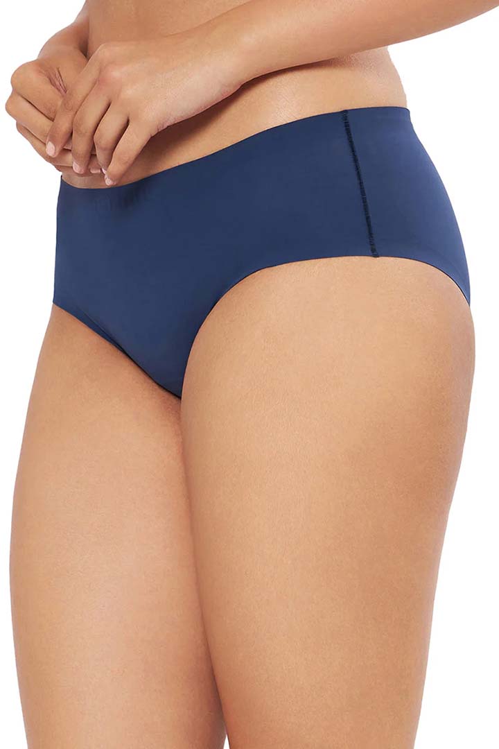AMANTE PAN11412-MIDNIGHT VANISH SOLID LOW RISE HIPSTER SEAMLESS PANTY