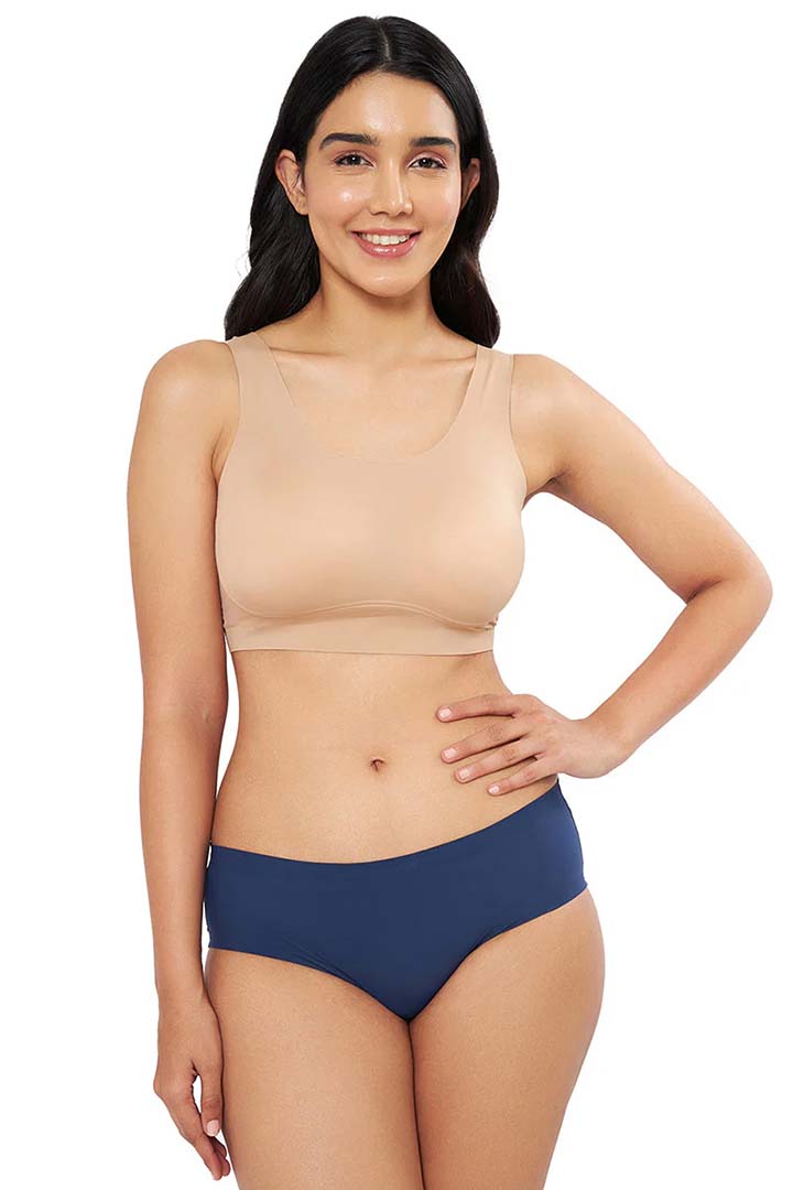 AMANTE PAN11412-MIDNIGHT VANISH SOLID LOW RISE HIPSTER SEAMLESS PANTY