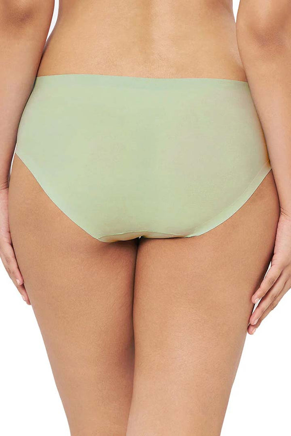 AMANTE PAN11412-SEAFOAM VANISH SOLID LOW RISE HIPSTER SEAMLESS PANTY