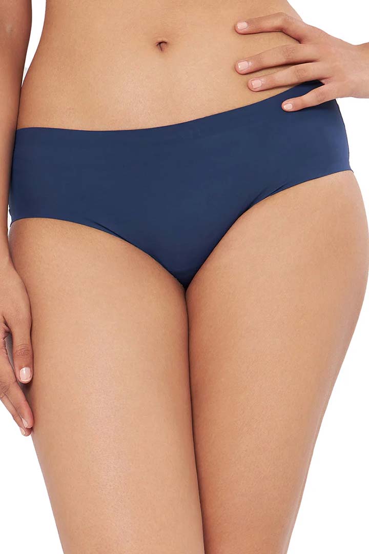 AMANTE PAN11412-MIDNIGHT VANISH SOLID LOW RISE HIPSTER SEAMLESS PANTY