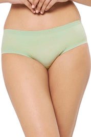 AMANTE PAN11412-SEAFOAM VANISH SOLID LOW RISE HIPSTER SEAMLESS PANTY