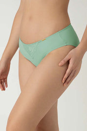 AMANTE PAN87701-AQUA FOAM LACE ELEGANCE BIKINI PANTY