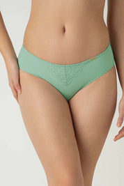 AMANTE PAN87701-AQUA FOAM LACE ELEGANCE BIKINI PANTY