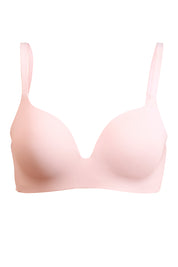 BELLAGIO Deep Plunge Bra with Light Padding, Seamless Finish, and Sleek Contour BB2215-SKIN-CP301