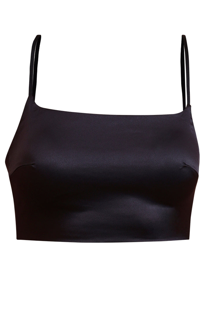 BELLAGIO Modern Essential Bra with Thin Straps, Smooth Contours, and Comfortable Fit BB5529-BLACK-CS113