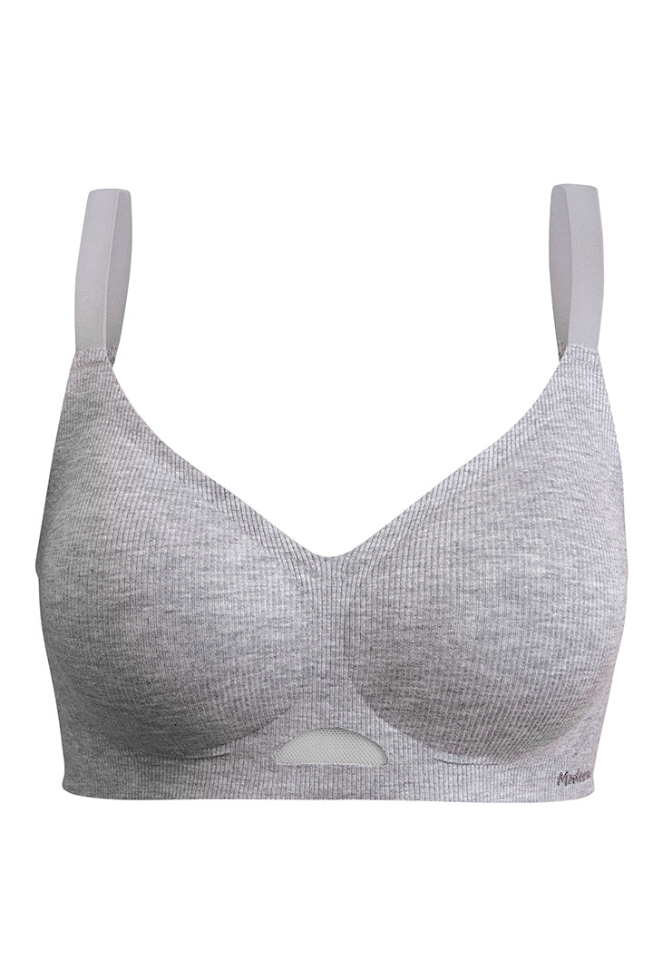 AXTZH Savvyy Women’s Everyday Bra with Soft Comfort Fit and Subtle Keyhole Detail XB3833-LTGML-CC101