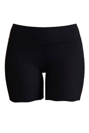AXTZH One-Piece Seamless Shorts for Women with Smooth Finish and Comfort Waistband-X8058-BLACK-SHP2