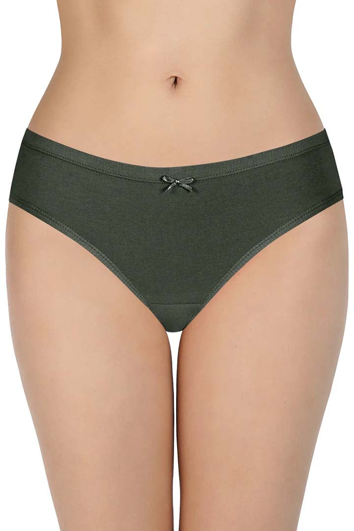 AMANTE PPK33005-SOLID INNER ELASTIC WAISTBAND BIKINI ASSORTED PANTY (PACK OF 3)