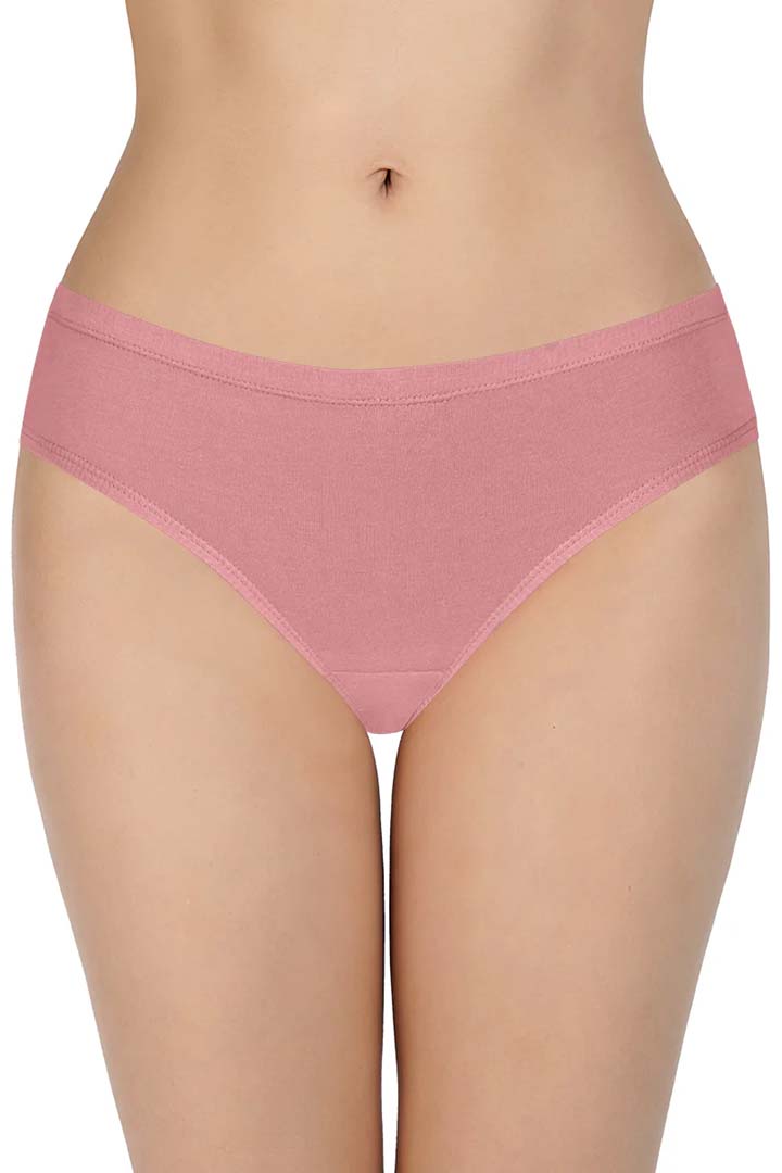 AMANTE PPK33005-SOLID INNER ELASTIC WAISTBAND BIKINI ASSORTED PANTY (PACK OF 3)
