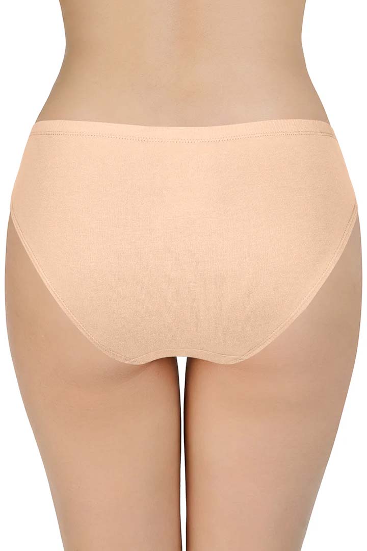 AMANTE PPK33005-SOLID INNER ELASTIC WAISTBAND BIKINI ASSORTED PANTY (PACK OF 3)