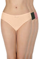 AMANTE PPK33005-SOLID INNER ELASTIC WAISTBAND BIKINI ASSORTED PANTY (PACK OF 3)