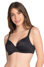 AMANTE BRA -BRA81601 Smooth Moves Padded Wired T-Shirt Bra - Black