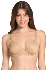 AMANTE BRA -BRA81601 Smooth Moves Padded Wired T-Shirt Bra - Sandalwood