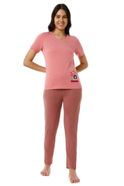 AMANTE SLB84501-DUSTY CEDAR FULL LENGTH PJ BOTTOM