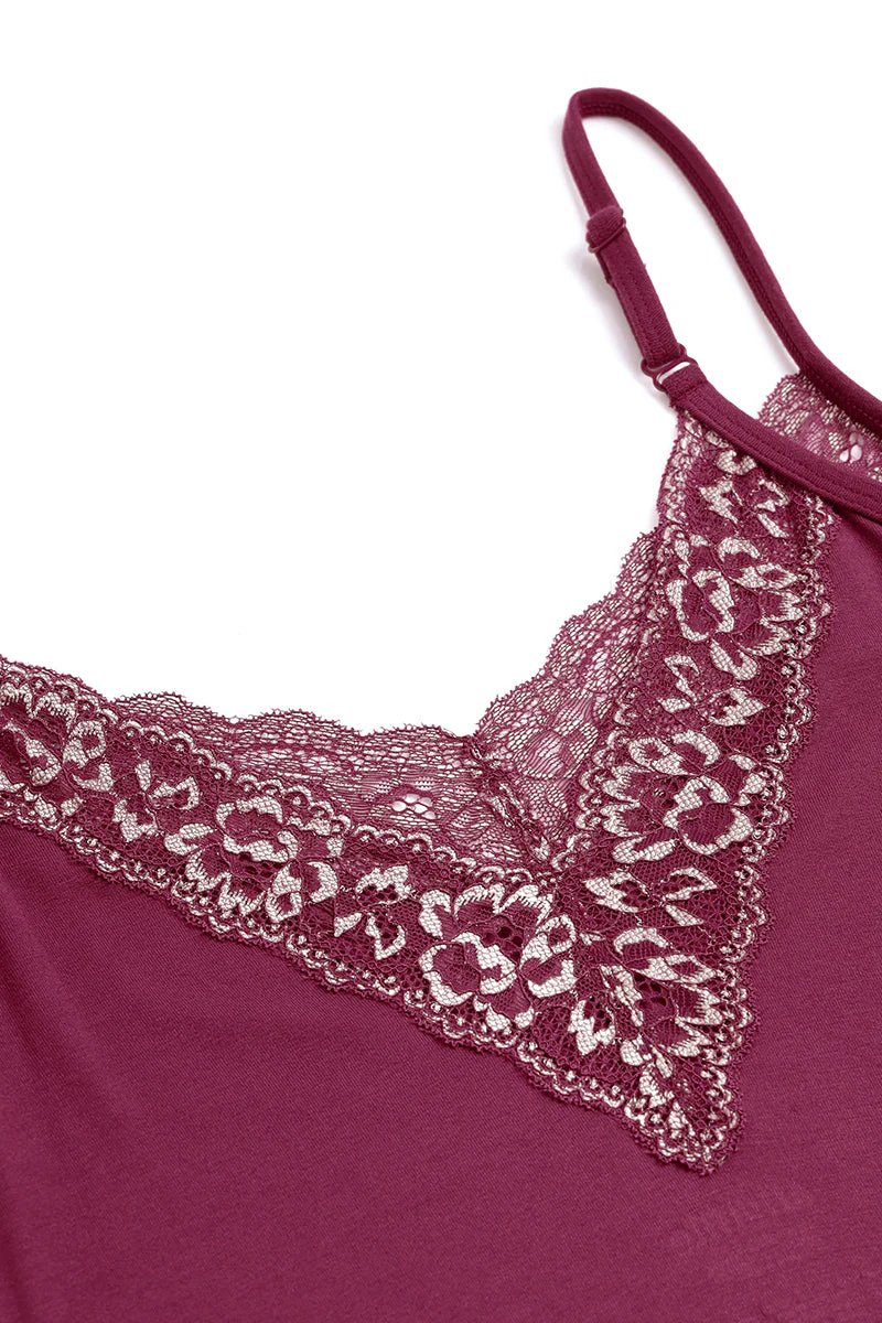 AMANTE SLP26202-ANEMONE LACE TOUCH SLEEP CHEMISE