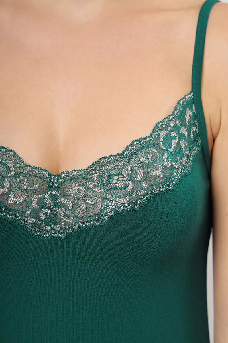 AMANTE SLP26202-BOTANICAL GARDENS LACE TOUCH SLEEP CHEMISE