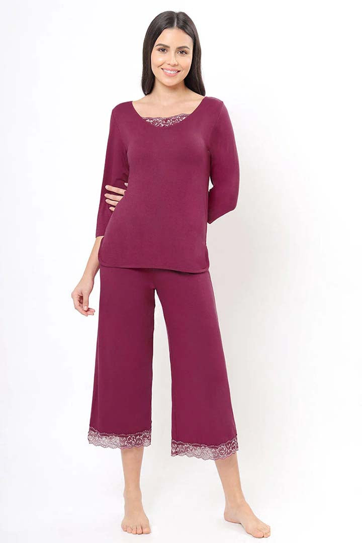 AMANTE SLT26203-ANEMONE LACE TOUCH SLEEP TOP