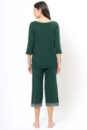 AMANTE SLT26203-BOTANICAL GARDENS LACE TOUCH SLEEP TOP