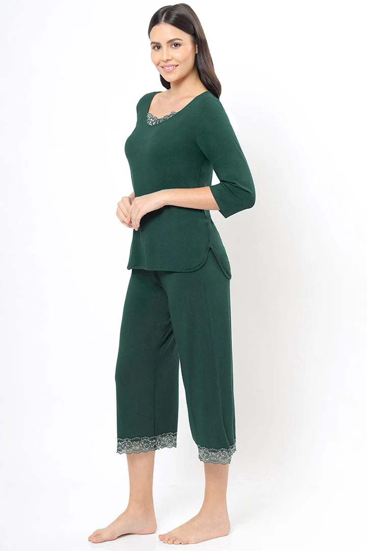 AMANTE SLT26203-BOTANICAL GARDENS LACE TOUCH SLEEP TOP