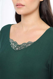 AMANTE SLT26203-BOTANICAL GARDENS LACE TOUCH SLEEP TOP