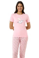 AMANTE SLT83801-ALMOND BLOSSOM SCOOP NECK SLEEP TEE