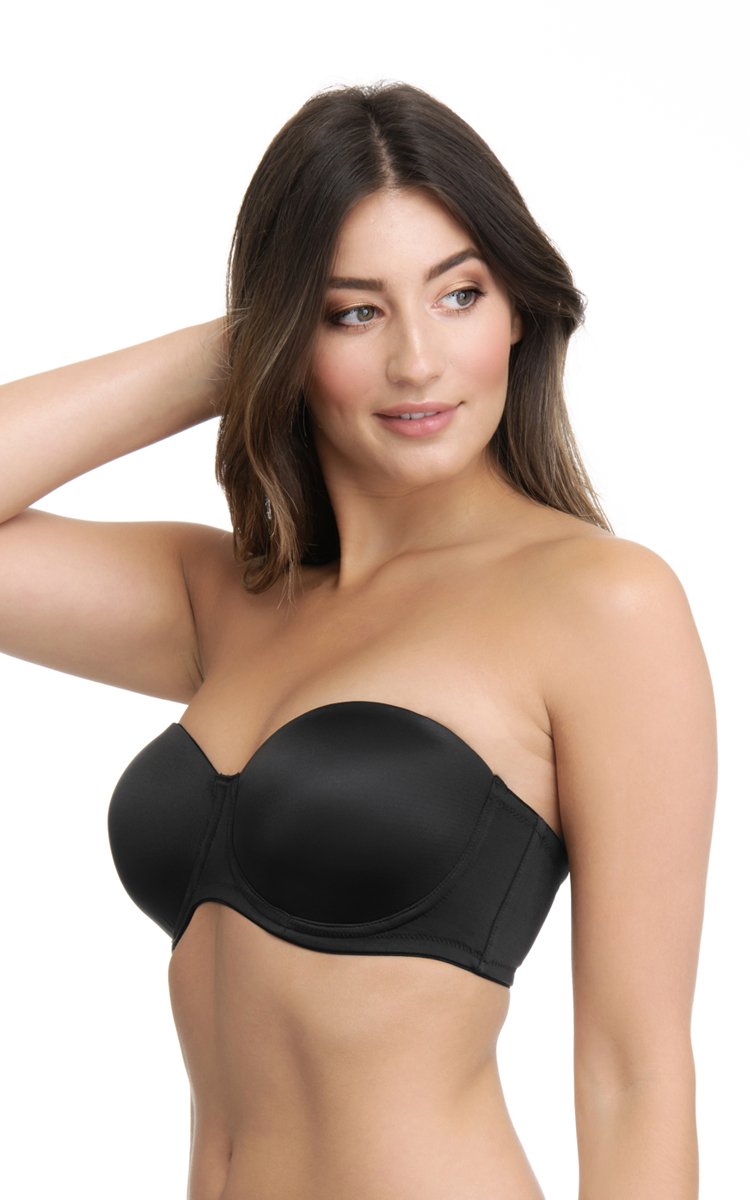 Black AMANTE BRA -E0006 Ultimo Original Strapless Padded Wired Multiway Bra