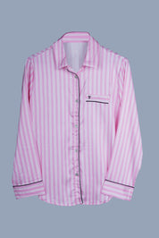 AXTZH Silky Comfort Meets Subtle Seduction: Elegant Two-Piece Nightwear Set X0718-PINST-C2S