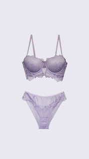 BELLAGIO Stylish Lace Panty Paired with Matching Bra for Women – Comfort Meets Allure BP5357-LILAC