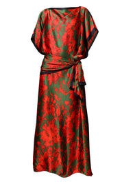 AXTZH Flowing Kaftan Nightwear with Adjustable Waist Strap and Elegant Detailing-RUSPR-K2S