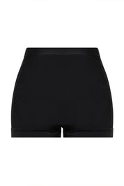 AXTZH Stylish Two-Piece Swim Set Featuring Sleek Bralette and Skirt Overlay Bottom for Women- X2517-BLACK-2PS