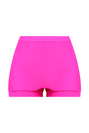 AXTZH Stylish Two-Piece Swim Set Featuring Sleek Bralette and Skirt Overlay Bottom for Women-X2517-NPINK-2PS