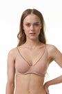 BELLAGIO BRA-BB0817 Nude Underwired Non padded Net bra