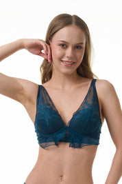 BELLAGIO BRA-BB5109 Lace design Underwired Lightly Padded Medium Coverage Bra