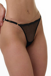 BELLAGIO PANTY-BP5548 Low Rise Net thongs