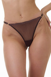 BELLAGIO PANTY-BP5548 Low Rise Net thongs