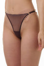 BELLAGIO PANTY-BP5548 Choco Low Rise Net thongs